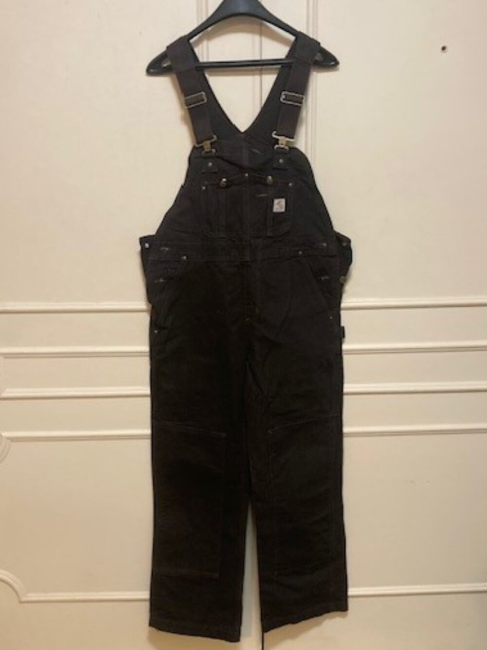 NWT - Dk Brown - Carhartt Women's Bib Overalls - Small (4/6) Short
